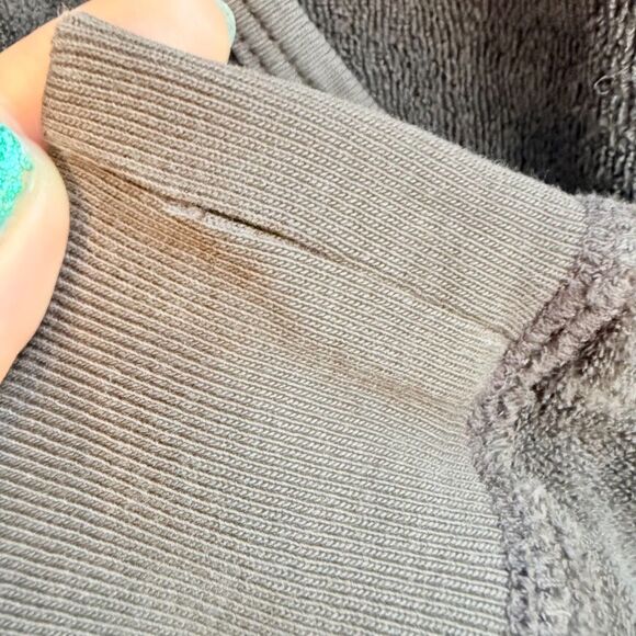 Vintage Y2K Juicy Couture Terry Cloth Hooded Zip Sweater in Brown Terry Cloth - Picture 9 of 9